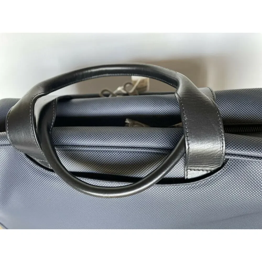 Bottega Veneta Men's Marcopolo Navy Leather Travel Bag Italy 167304 New $1450